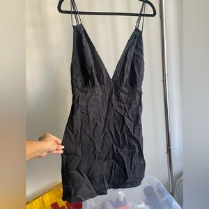 Abercrombie & Fitch Black Dress w/ Shorts Underneath